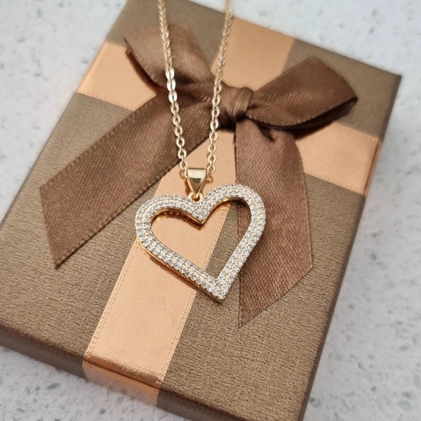 Gold Plated Heart Necklace