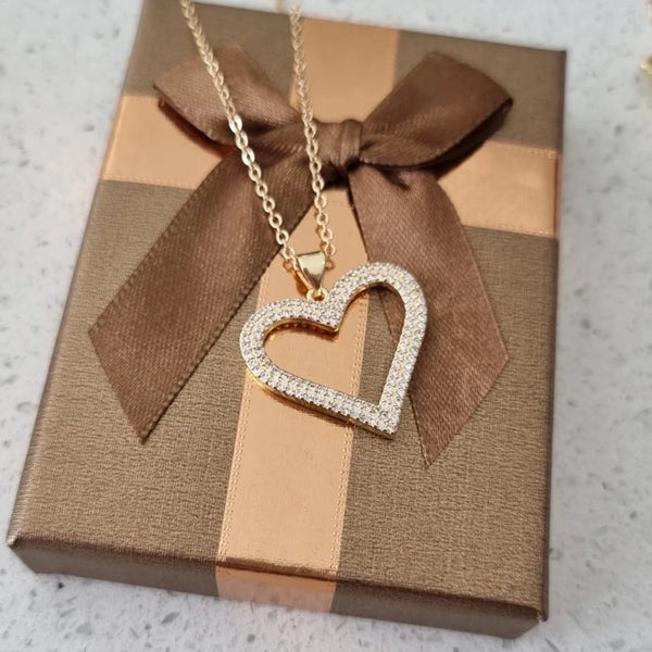 Gold Plated Heart Necklace