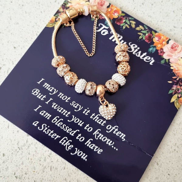 Gold Plated Charms Bracelet