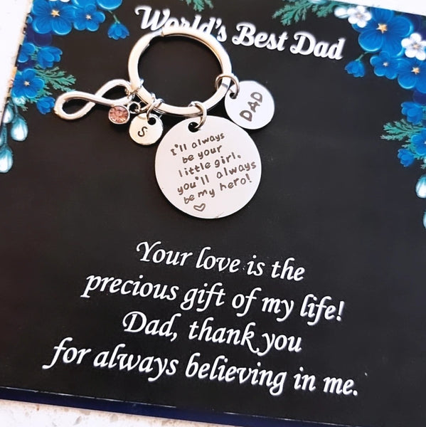 Best Dad Personalized Keychain