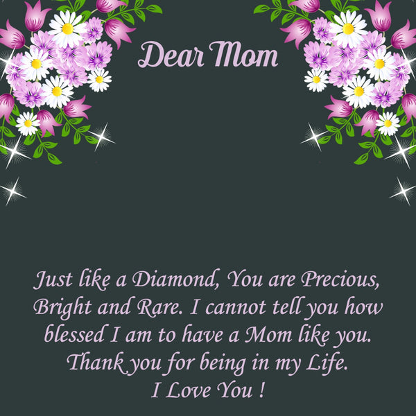 Mom Necklace Sterling Silver