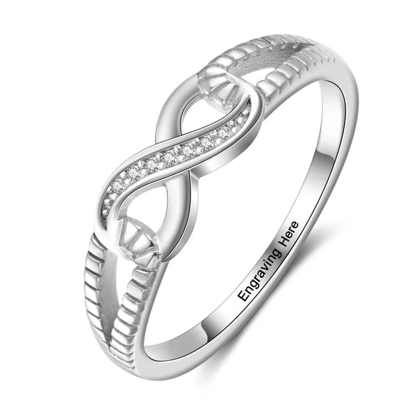 Personalized Infinity Ring