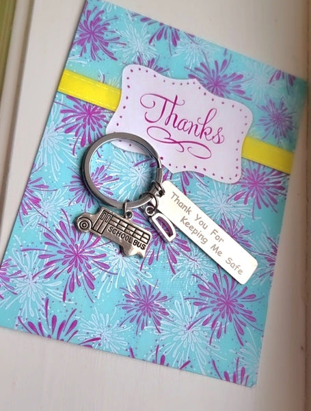 Keychain for School Bus Driver