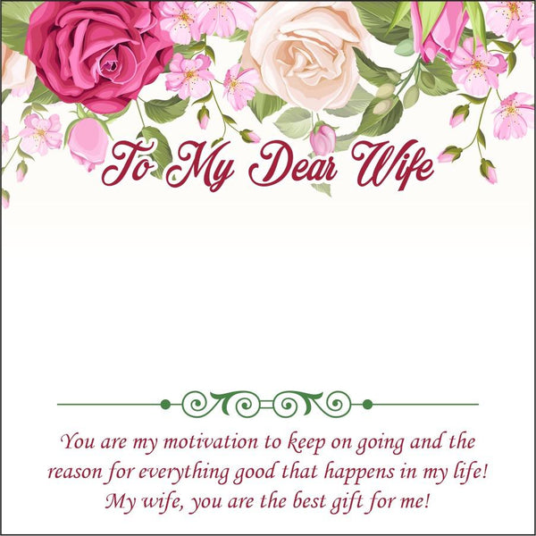 Personalized Wife Keychain HNS Studio Canada