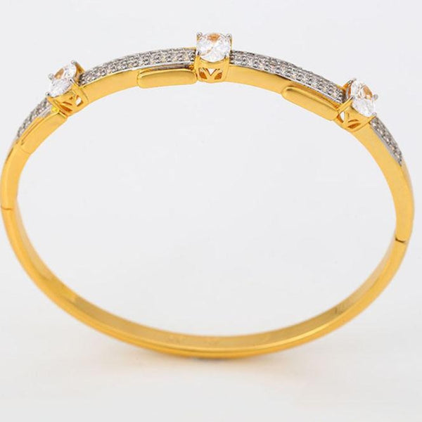 24K Gold Filled Hinged Bangle HNS Studio Canada