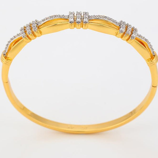 24K Gold Filled Hinged Bangle HNS Studio Canada