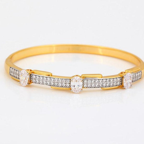 24K Gold Filled Hinged Bangle HNS Studio Canada