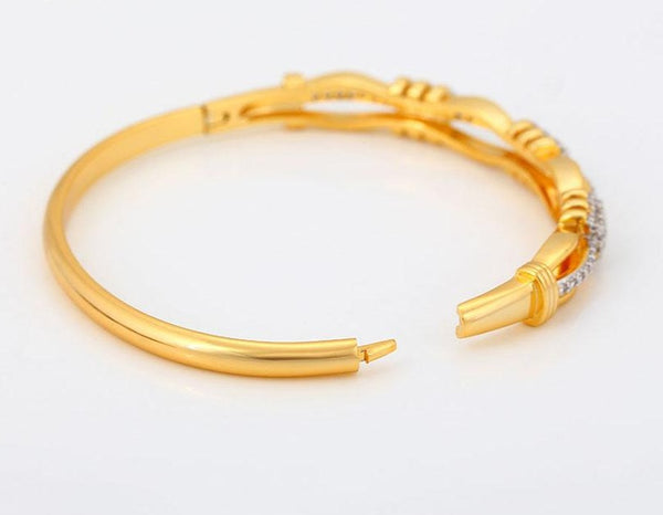 24K Gold Filled Hinged Bangle HNS Studio Canada
