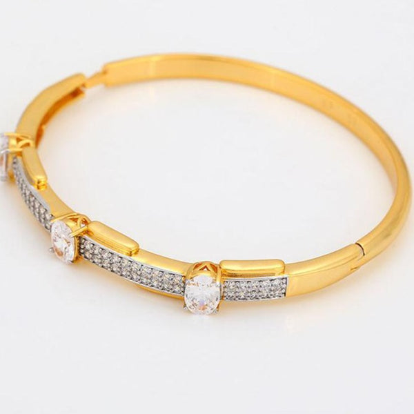 24K Gold Filled Hinged Bangle HNS Studio Canada