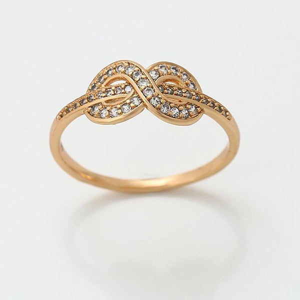 18K Gold Plated Infinity Ring HNS Studio Canada
