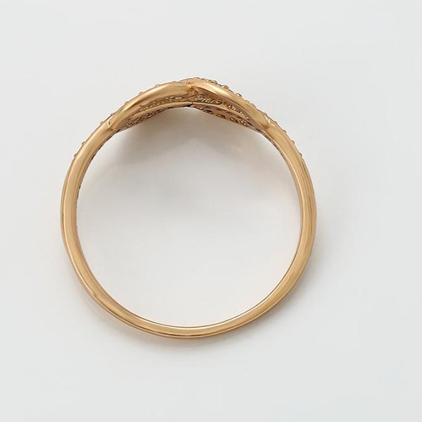 18K Gold Plated Infinity Ring HNS Studio Canada