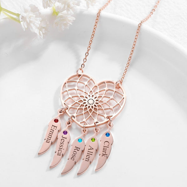 Personalized Dream Catcher Necklace  HNS Studio Canada