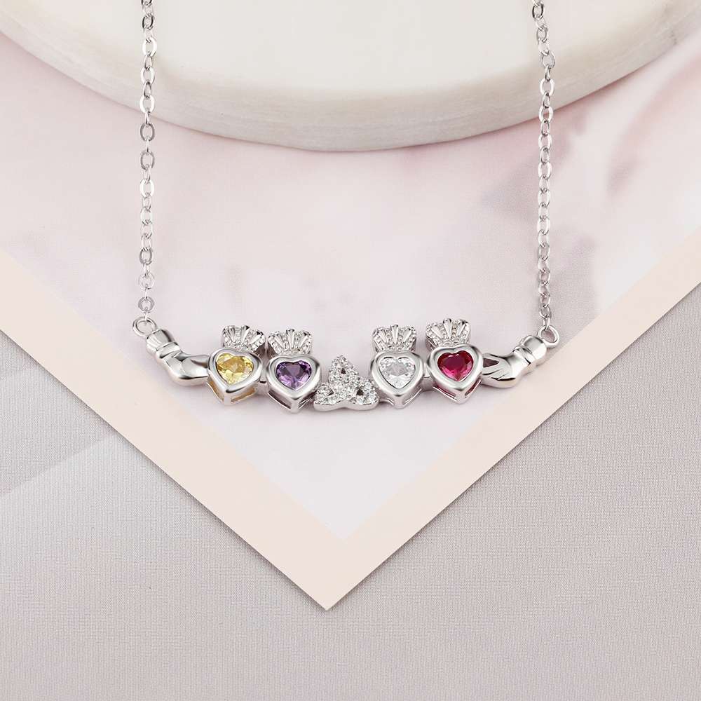 Necklace with clearance 4 birthstones