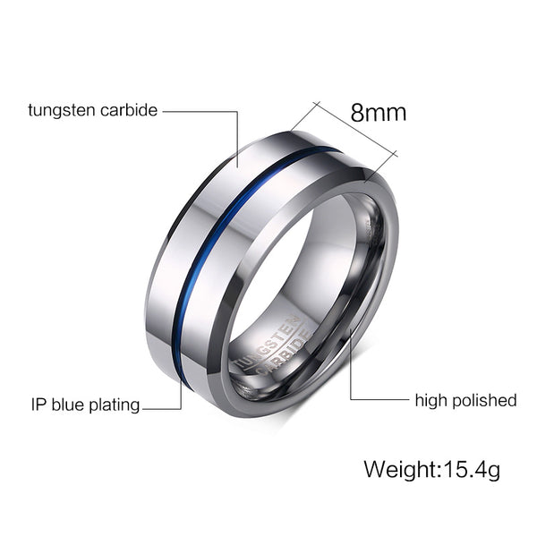 Men's Tungsten Bands | Rings | HNS Studio