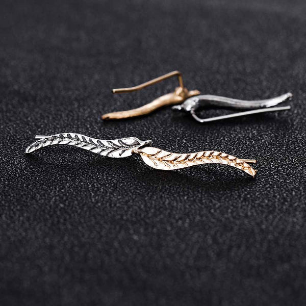 Leaf Ear Cuff Sweep Climbers - HNS Studio