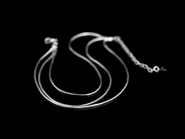 Simple Three Layer Anklet In Sterling Silver - HNS Studio