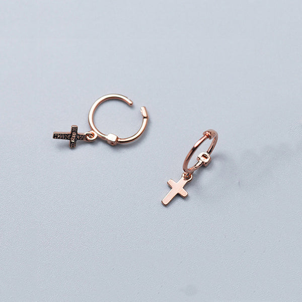 Solid Sterling Silver Small Dangle earrings - HNS Studio