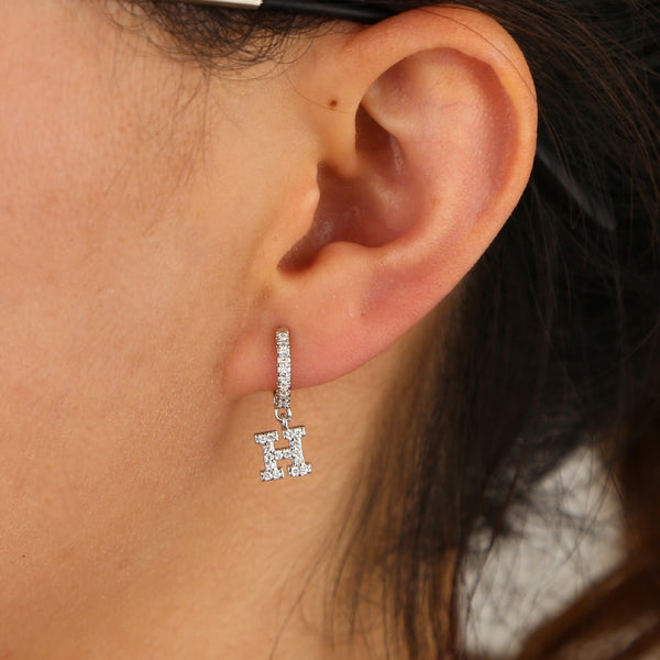 Initial Drop Earrings (1PC) - HNS Studio