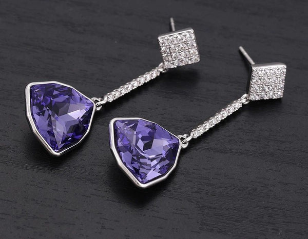 Silver Drop Earrings