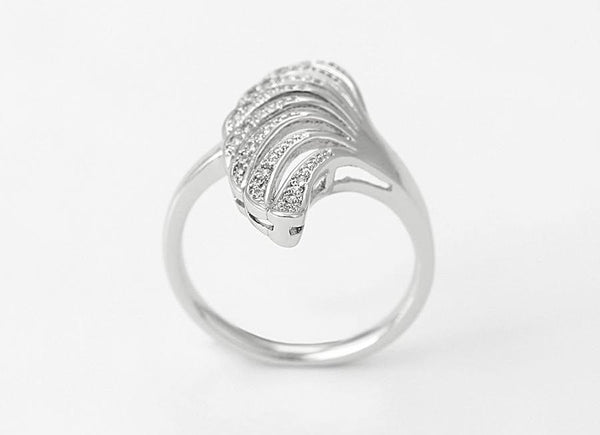 Statement Ring CZ Silver Size 8 - HNS Studio