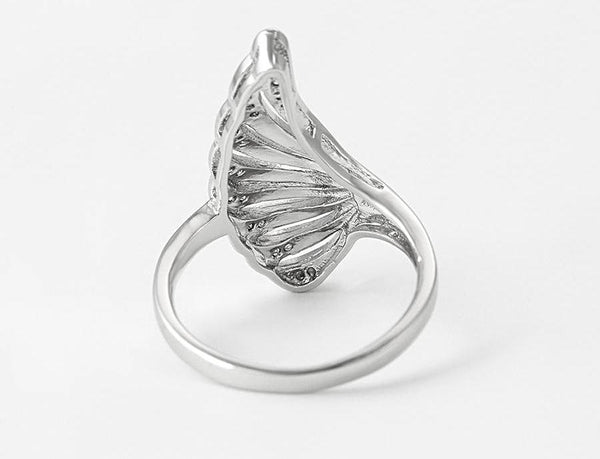 Statement Ring CZ Silver Size 8 - HNS Studio