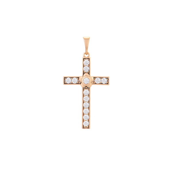  Gold Cross Pendant - Elegant & Timeless Design | HNS Studio