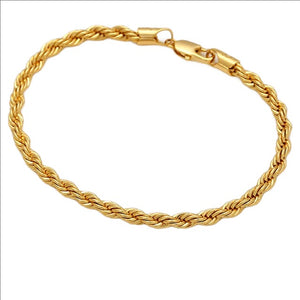 Gold Filled Rope Bracelet HNS Studio Canada 