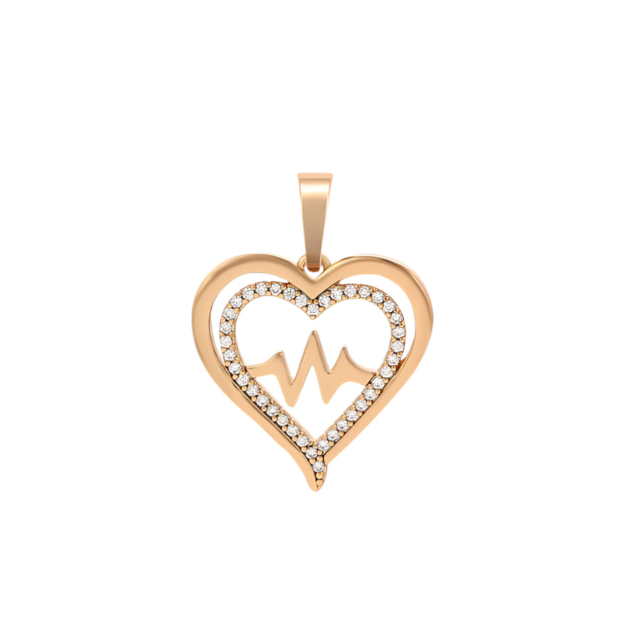Gold Filled Heartbeat Necklace Eternal Love