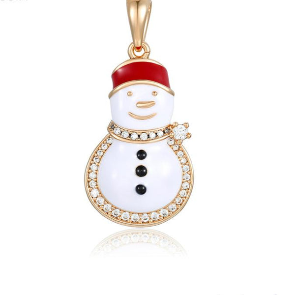 Snowman Pendant Necklace HNS Studio Canada 