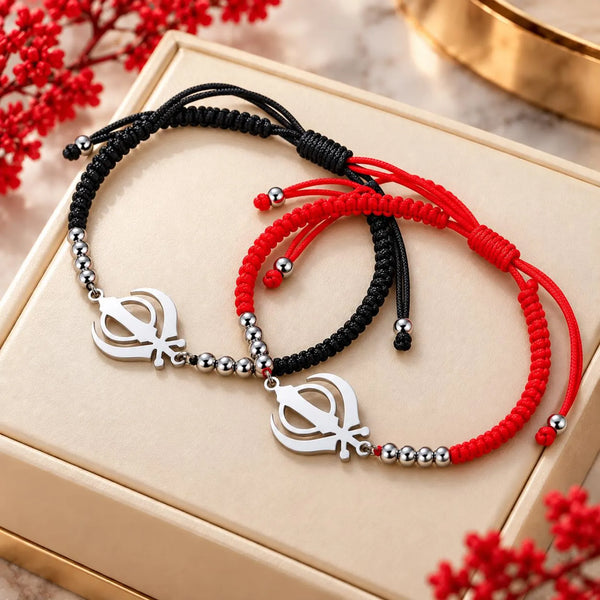 Sikh Khanda Bracelet | Punjabi Sikh Jewelry | HNS Studio