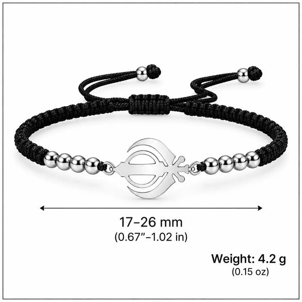 Sikh Khanda Bracelet | Punjabi Sikh Jewelry | HNS Studio