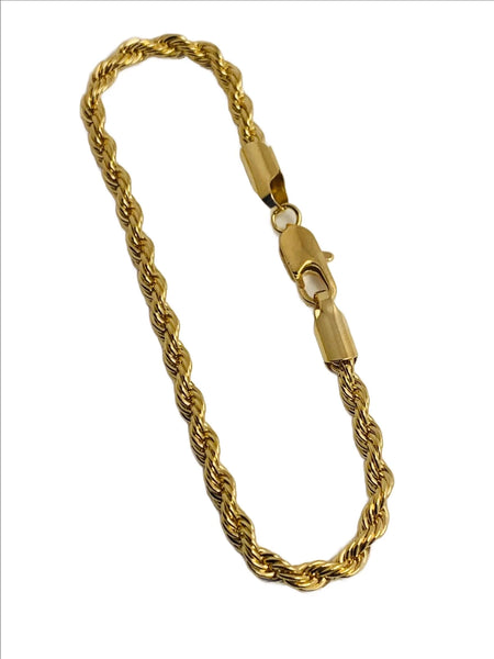 Gold Filled Rope Bracelet HNS Studio Canada 