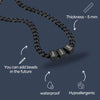 Personalized Men's Family Name Necklace