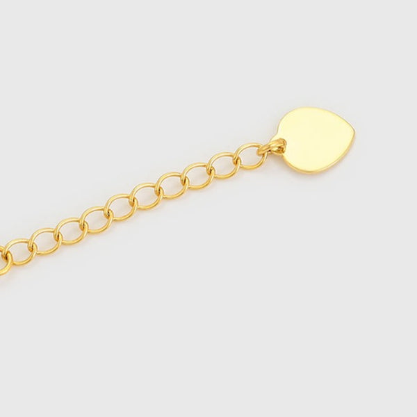 Baht Chain 24K Gold Plated Shiny Bracelet