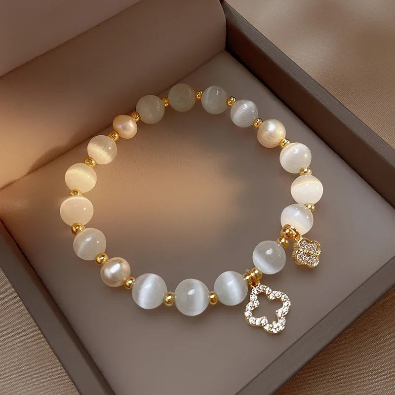 White Opal Bracelet HNS Studio Canada 