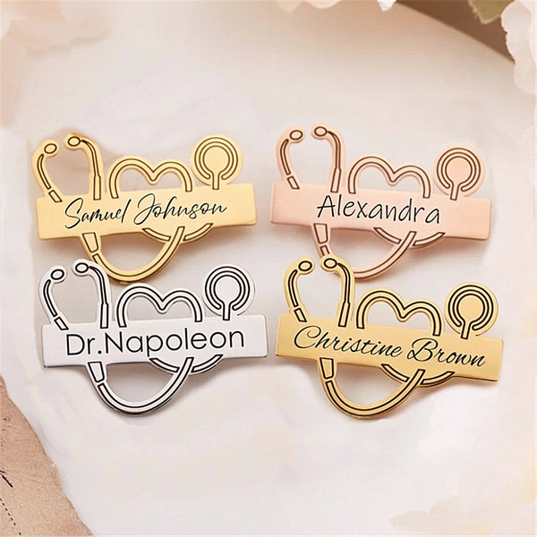 Custom Name Pin for Doctor