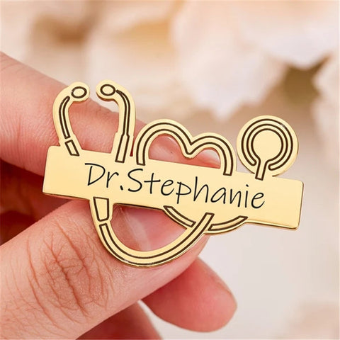 Custom Name Pin for Doctor