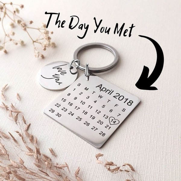 Personalized Calendar Keychain – The Perfect Anniversary Gift