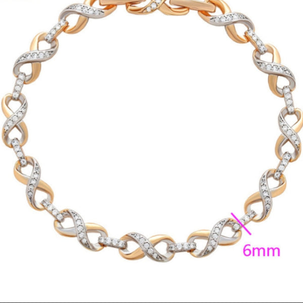 Infinity Gold Bracelet – 18K Gold Plated