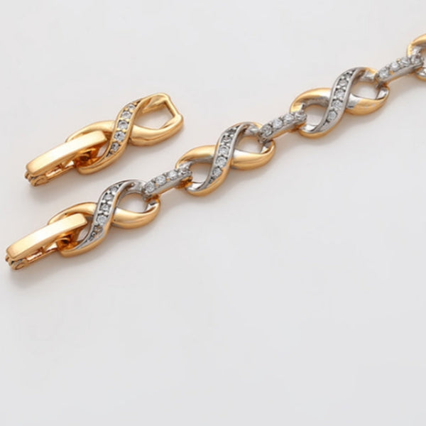 Infinity Gold Bracelet – 18K Gold Plated