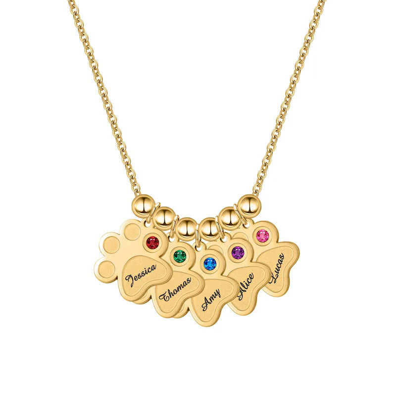 Paw print best sale necklace canada