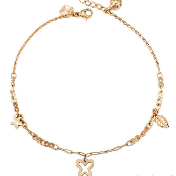 Butterfly Anklet- Gold Plated HNS Studio Canada 