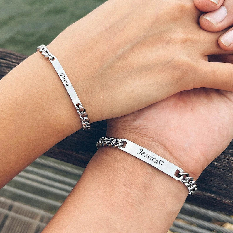 Personalized bracelet 2025 for girlfriend