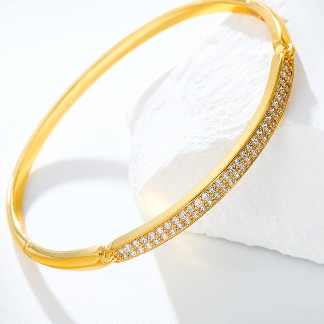 【美品】human made bangle gold CONRAN KREMIX Gold Chunky Bangle Waterproof Bracelets For Women