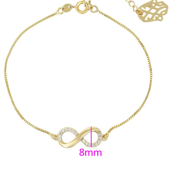 Infinity Bracelet Gold Plated HNS Studio Canada 