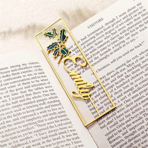 Colorful Birthday Flower Stainless Steel Bookmark HNS Studio Canada 