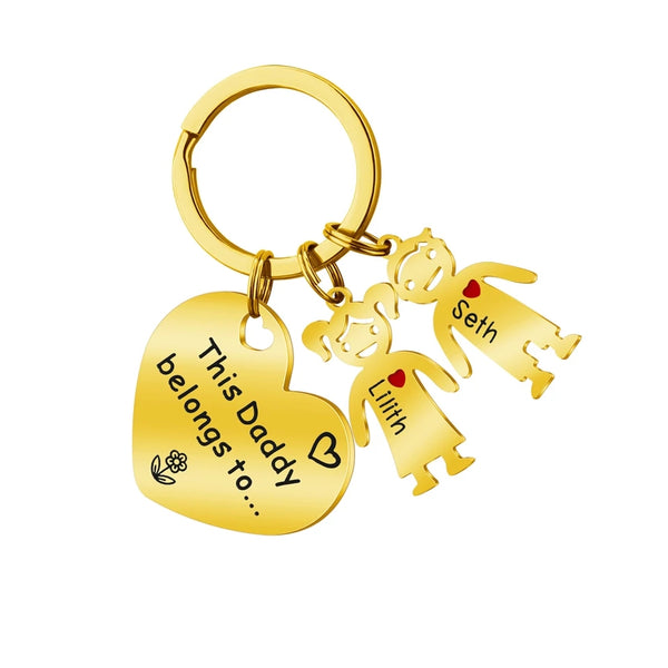 This Dad belongs to Personalized Keyring HNS Studio Canada 