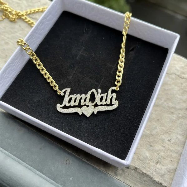 Personalized Jewelry Set with Bling HNS Studio Canada 