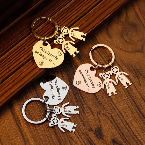 This Dad belongs to Personalized Keyring HNS Studio Canada 