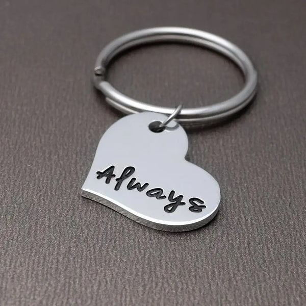 Personalized Couple Keychains Featuring Your Photo HNS Studio Canada 